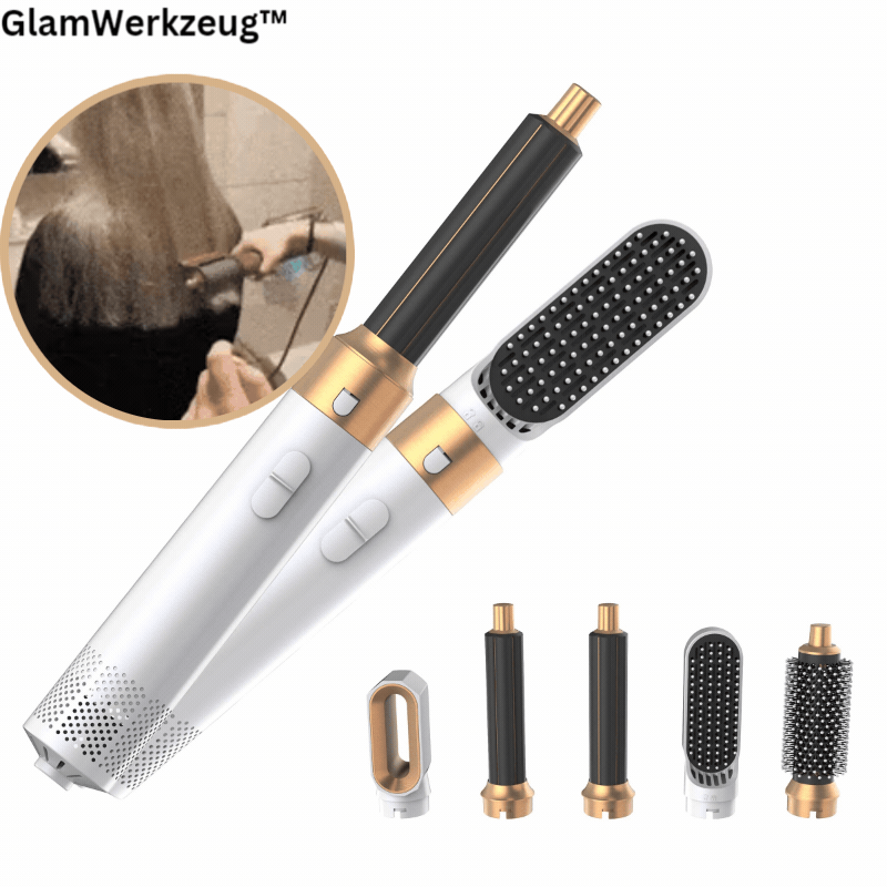Professional Hair Styling Straightening Curling Brush Salon Beauty Tool 9314246623558-1