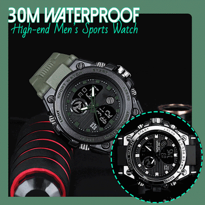 30m Waterproof Premium Men's Sports Watch - Smart and Stylish Smart Waterproof Function Watch 9795113484590-1