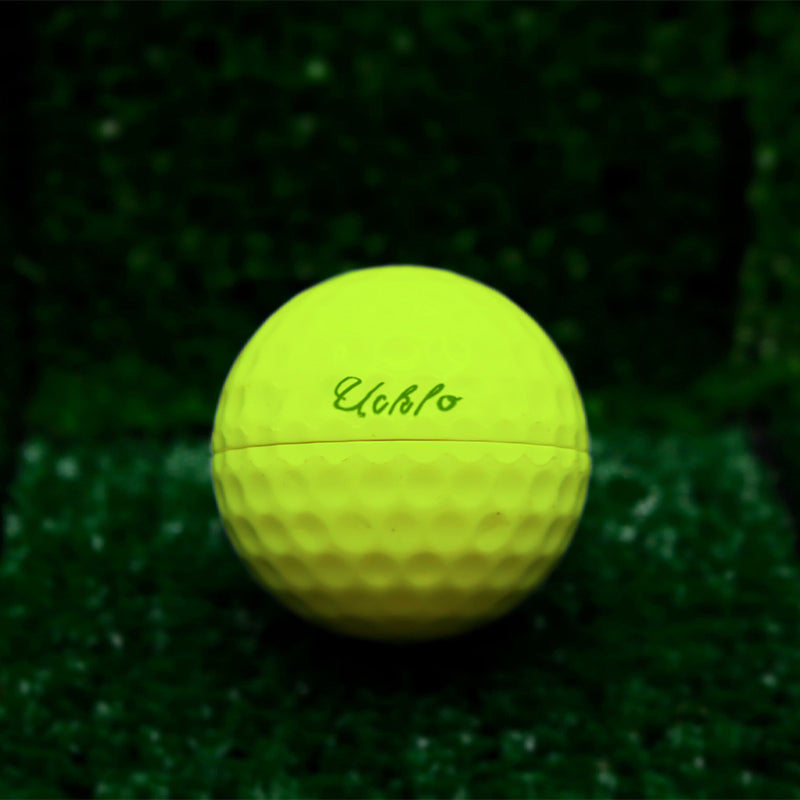 Golf Ball Herb Grinder Stash Container Tee Pipe Set 9588273021230-1