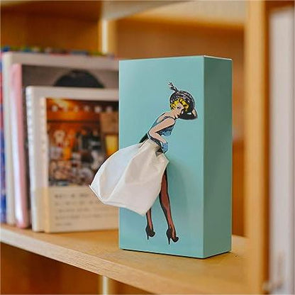 Elegant Flying Skirt Tissue Box For Decorative Home Table Display 9729585545497-1