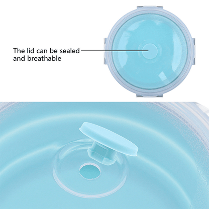 Space Saving Collapsible Lunch Box Set For Meal Prep And Travel 6852153933924-1