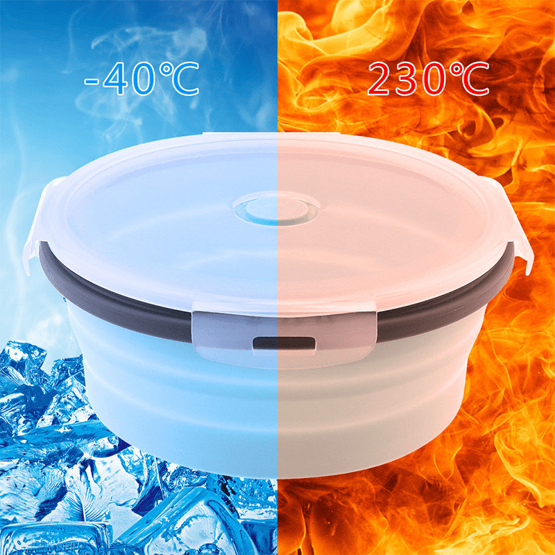 Space Saving Collapsible Lunch Box Set For Meal Prep And Travel 6852153933924-1