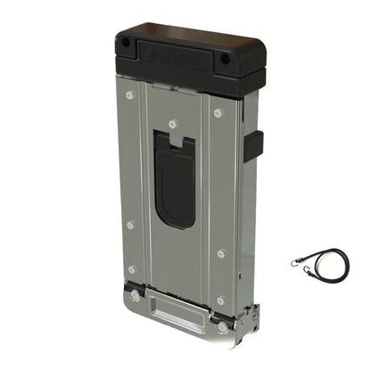 Stainless Steel Folding Luggage Trolley Travel Mini Shopping Trolley with Two Wheels 8657755668761-1