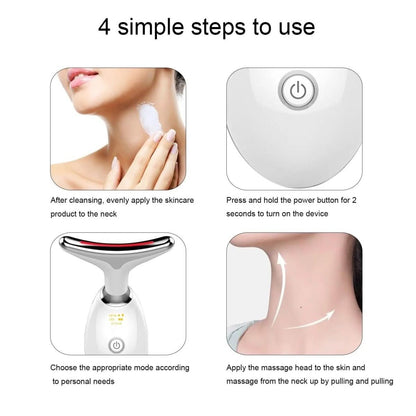 Serenetouch - 3-In-1 Facial Massager With Light Therapy, Vibration & Heat Function 10186528129288-1