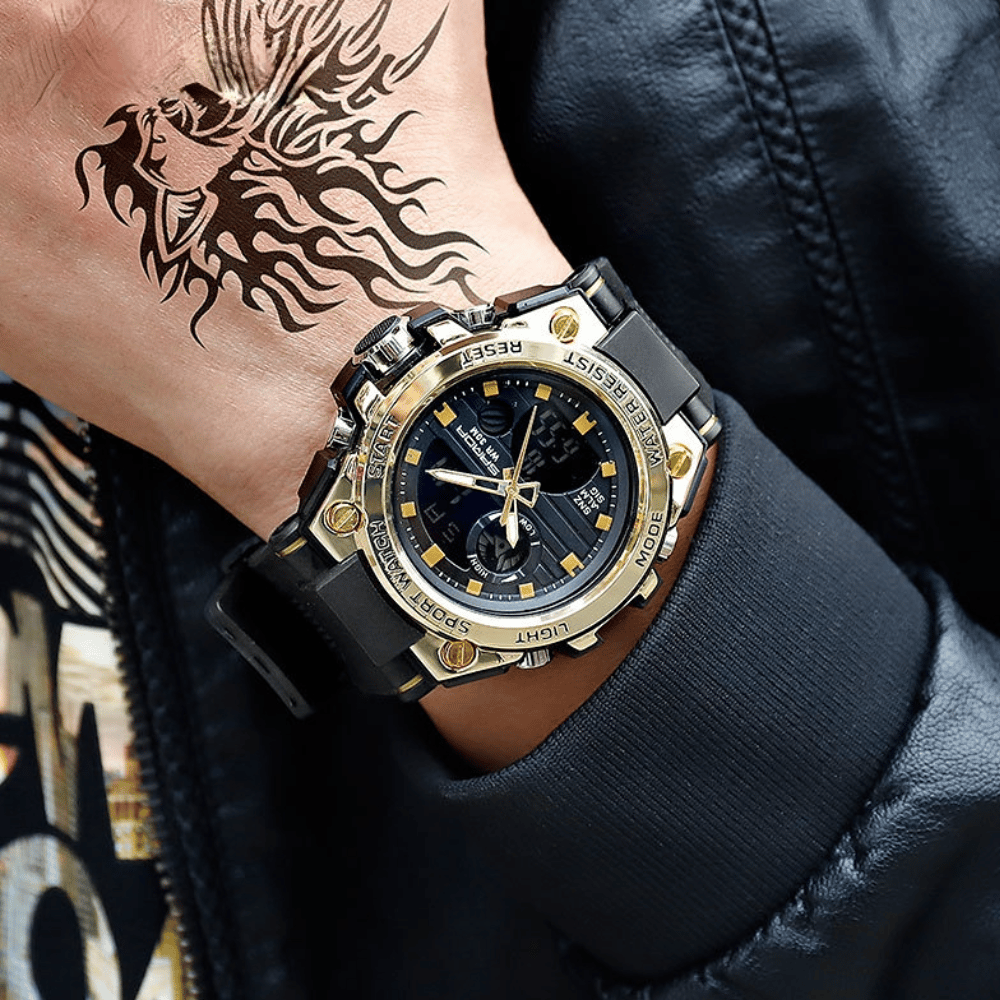 30m Waterproof Premium Men's Sports Watch - Smart and Stylish Smart Waterproof Function Watch 9795113484590-1