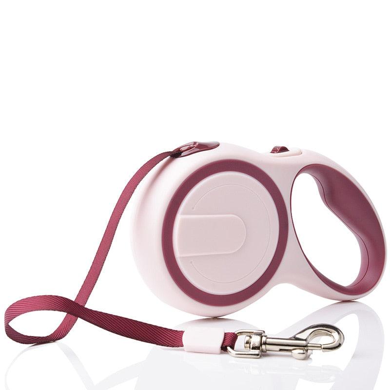 Retractable Dog Leash Provides Flexible Control Comfort Safety During Walks 14892464537926-1