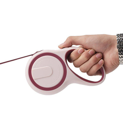 Retractable Dog Leash Provides Flexible Control Comfort Safety During Walks 14892464537926-1