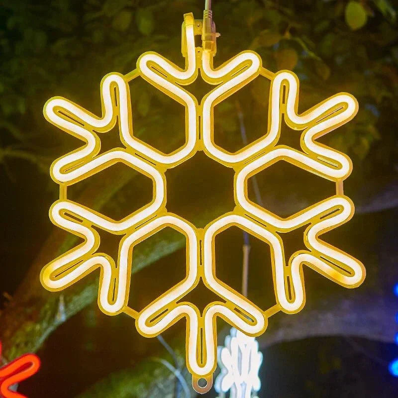 Magical Led Snowflake Christmas Lights | Festive Party Decoration 10127057387859-1