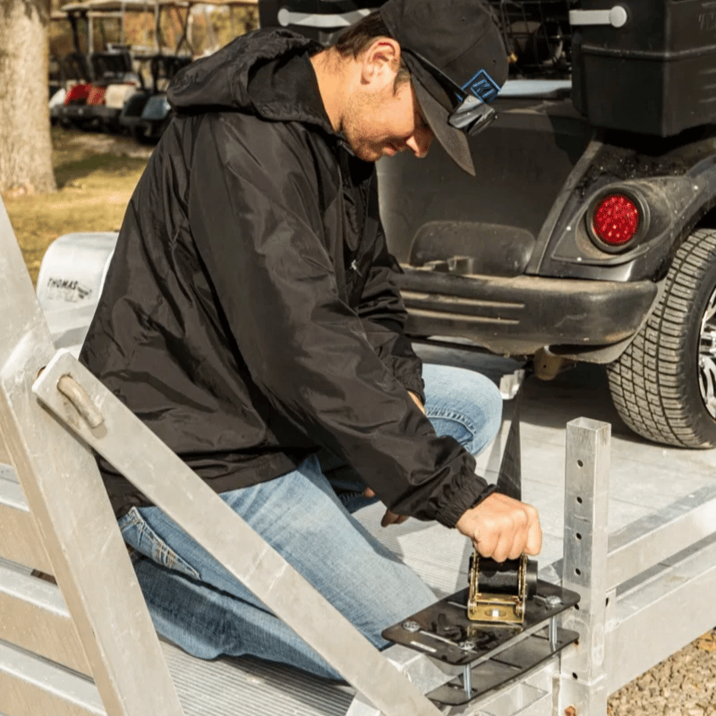 Retractable Ratchet Tie Down Strap With Sturdy Hooks Heavy Duty 9529868976430-1