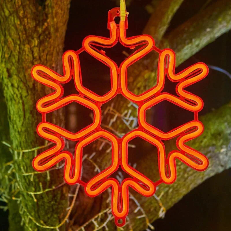 Magical Led Snowflake Christmas Lights | Festive Party Decoration 10127057387859-1