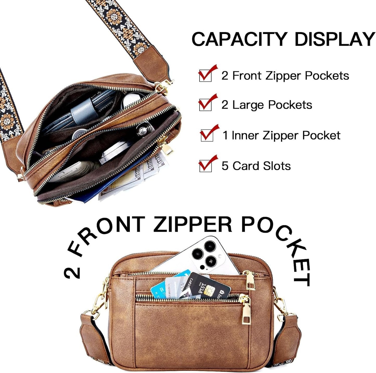 Camille | Refined Leather Shoulder Bag 10110247207258-1