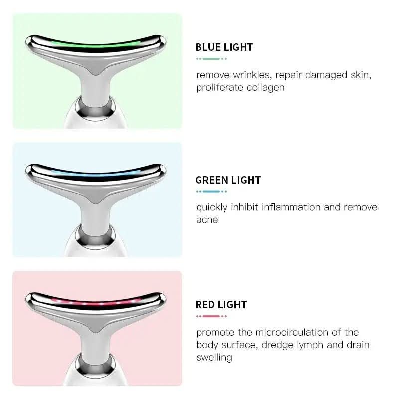 Serenetouch - 3-In-1 Facial Massager With Light Therapy, Vibration & Heat Function 10186528129288-1