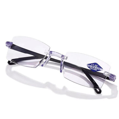 Lightweight Rimless Progressive Multifocal Anti-Blue Light Reading Glasses 8745892479310-1