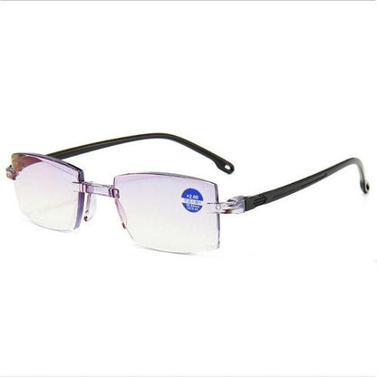 Lightweight Rimless Progressive Multifocal Anti-Blue Light Reading Glasses 8745892479310-1