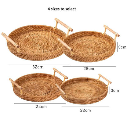Rattan Tray For Serving Food Storage And Home Table Decoration 6877930815642-1