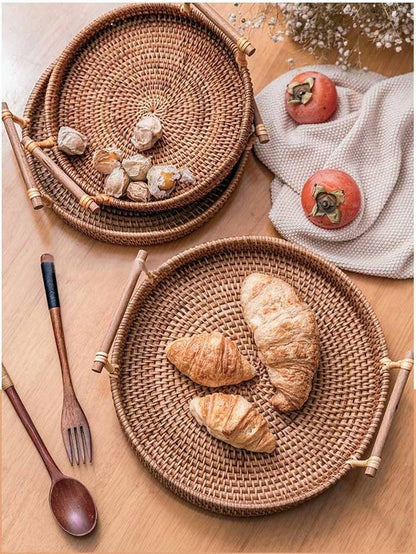 Rattan Tray For Serving Food Storage And Home Table Decoration 6877930815642-1