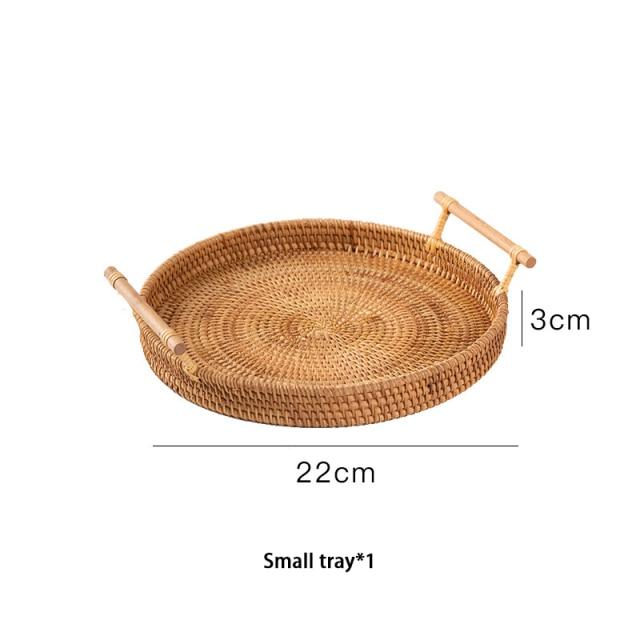 Rattan Tray For Serving Food Storage And Home Table Decoration 6877930815642-1
