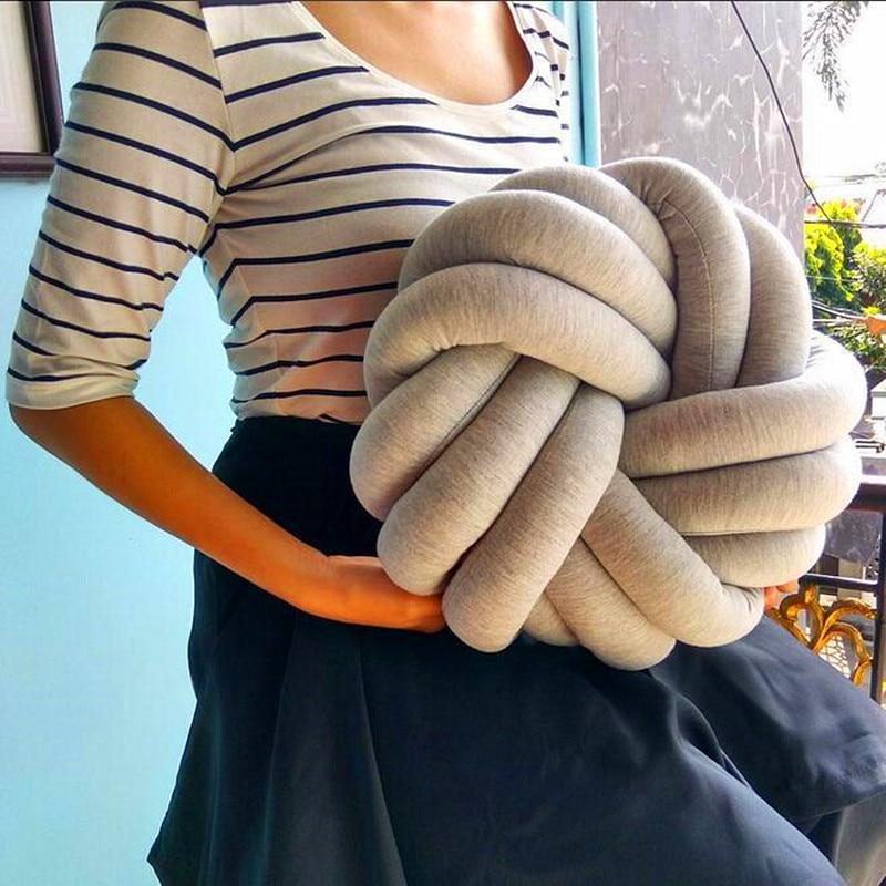 Soft Knot Pillow Cushion For Sofa Bed Room Decoration 6041120440474-1