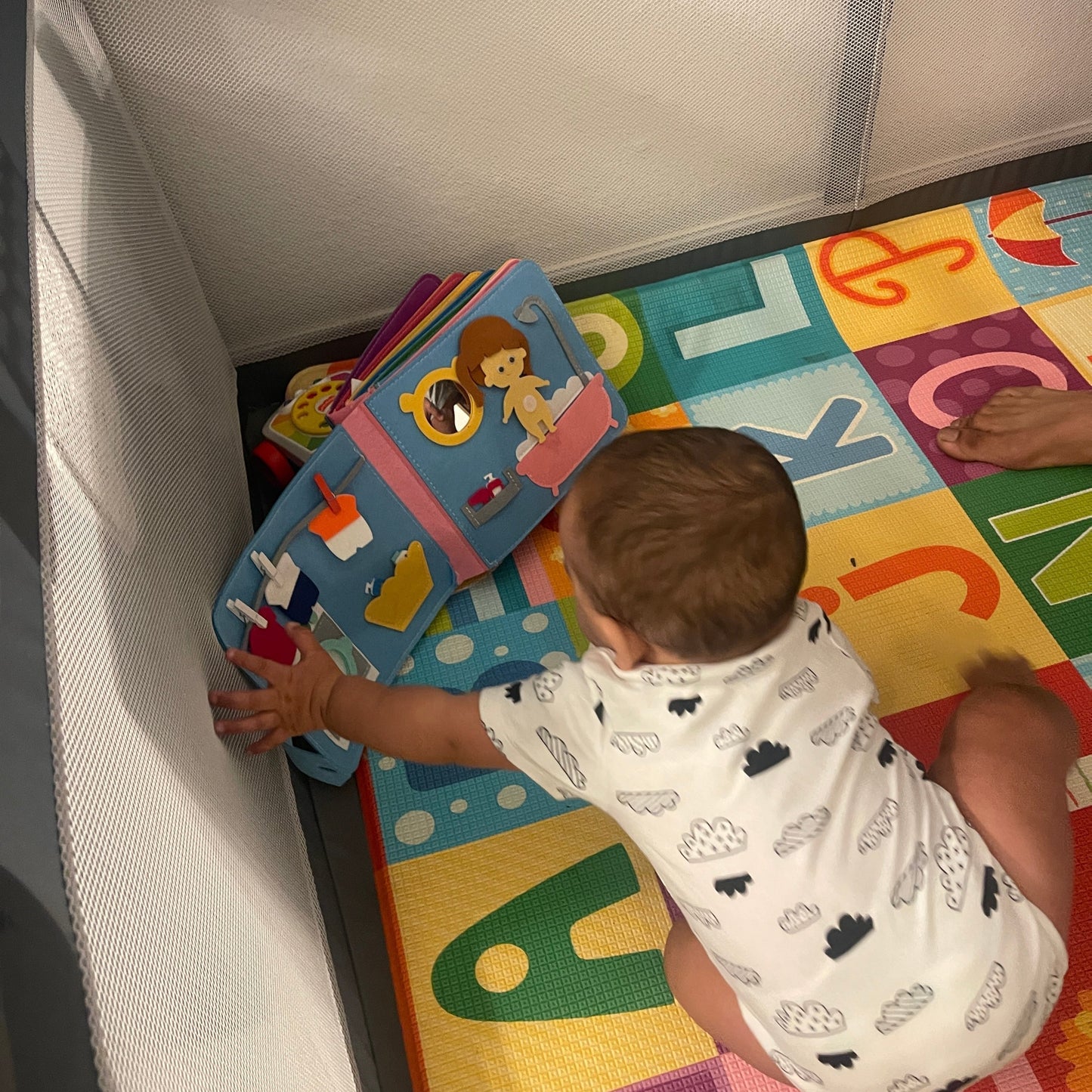 Interactive Cloth Learning Book Develops Toddler Motor Skills And Imaginatio 14975547834694-1