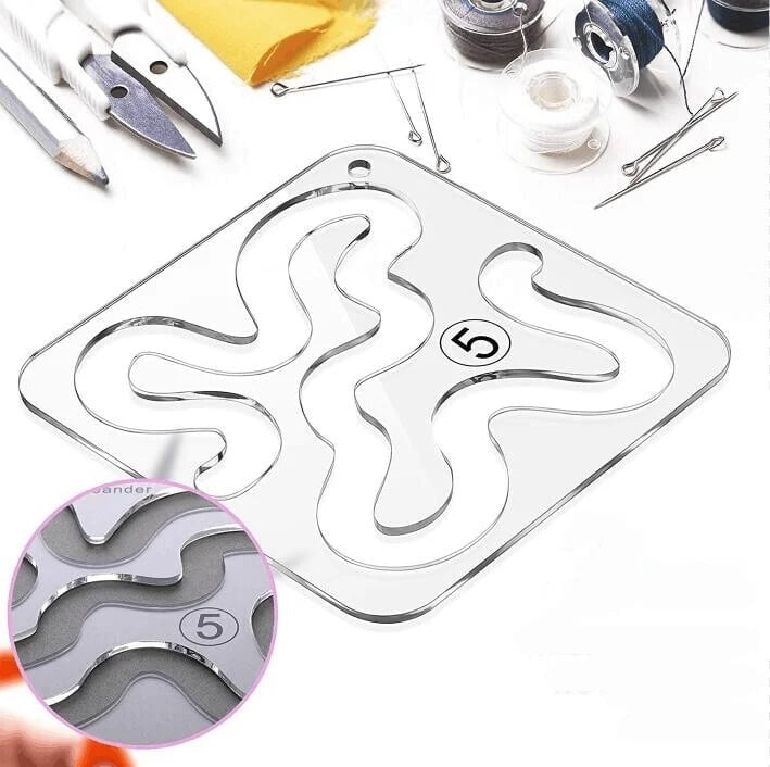 Sewing Alignment Garment Ruler Set Measuring Tool For Clothing Design 11544058069260-1