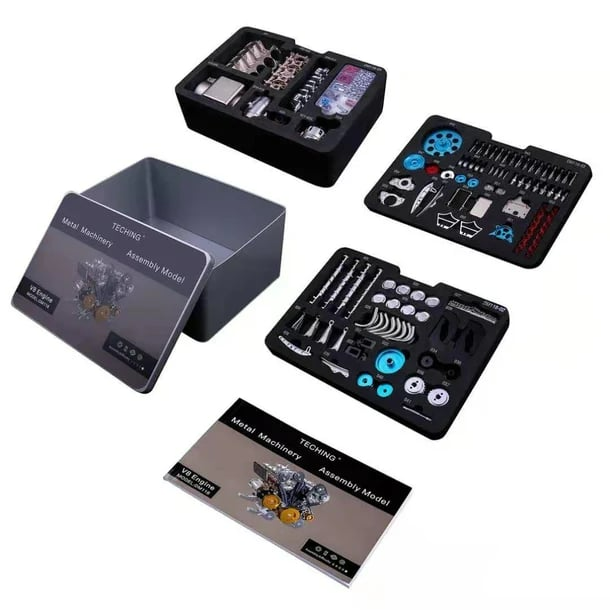 Resin Car Engine Model Collectible Educational Desk Display Ornament 9755112341806-1