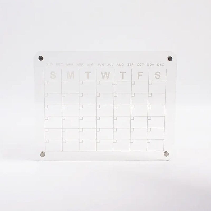 Transparent Magnetic Dry Erase Wall Calendar Board For Office Home 7253639856228-1