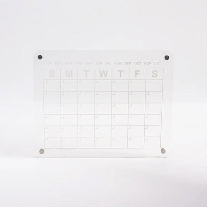 Transparent Magnetic Dry Erase Wall Calendar Board For Office Home 7253639856228-1