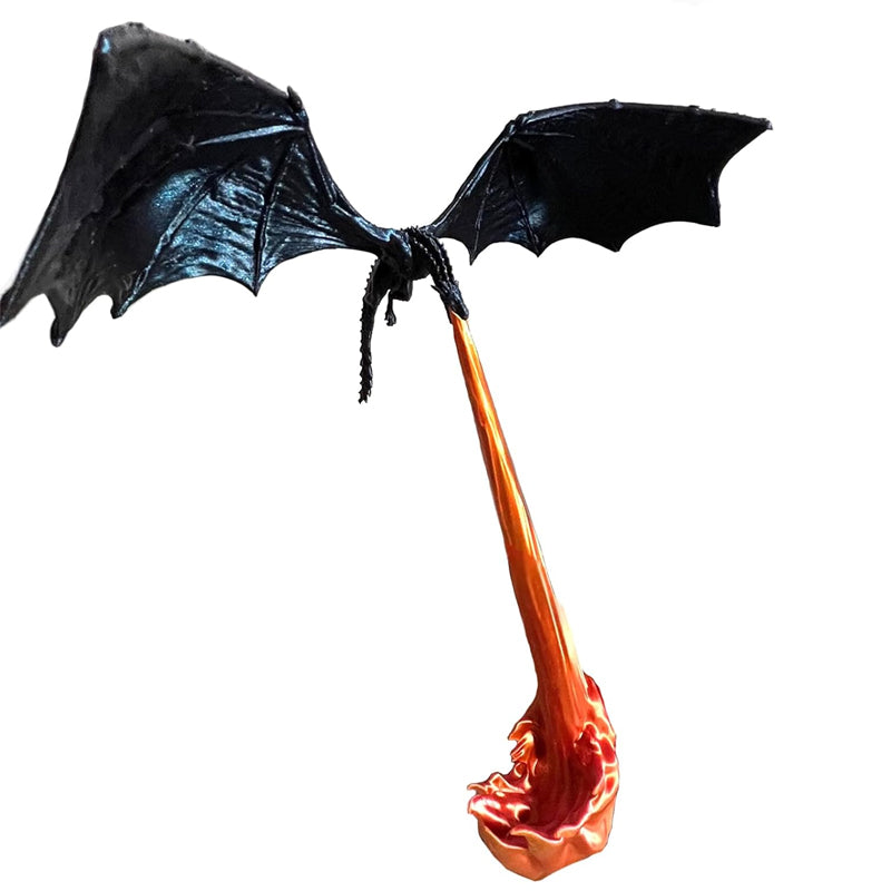 Dragon Flame Book Nook Fantasy Miniature Library Decoration With Mysterious Aura 7854149992548-1