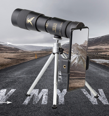 High-Power Monocular Telescope | 10–300X Zoom | Night Vision | Waterproof | Smartphone Adapter Compatible 15146752377158-1