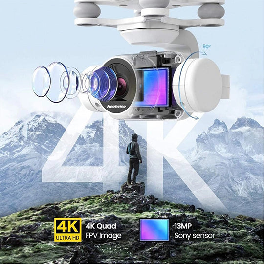 4K Camera Rotation Waterproof Professional RC Drone 8545267581230-1