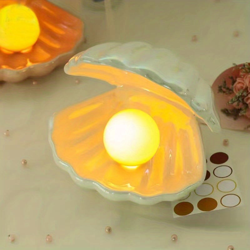 Shell Night Lamp for Relaxing Ambience and Elegant Home Décor 15075376431430-1