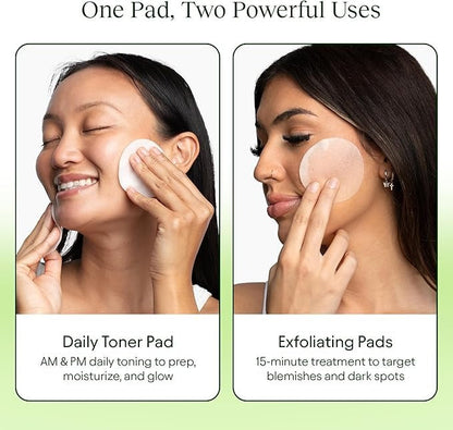 Exfoliating Face Pads for Bright Smooth Youthful Skin Renewal 15051805425990-1