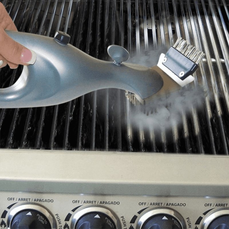 Steam Bbq Grill Cleaner Brush With Stainless Steel Bristles 8745881895246-1