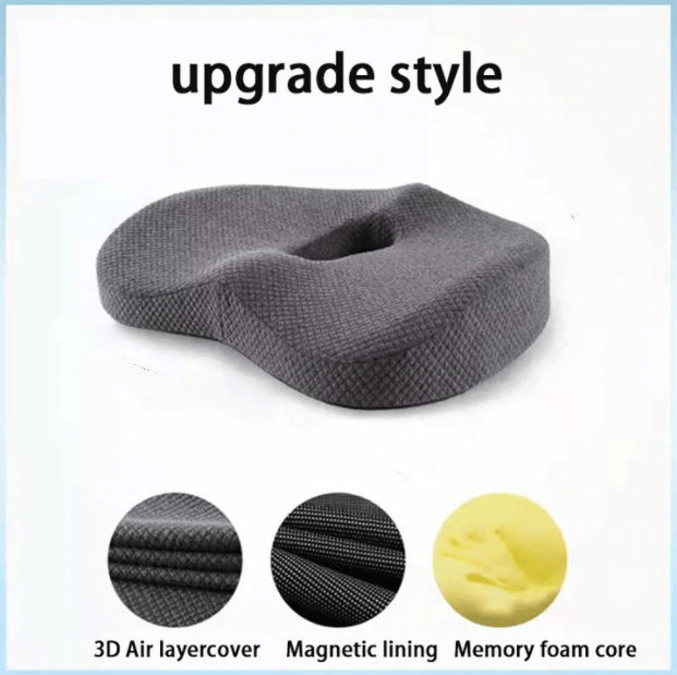 Ergonomic Seat Cushion Supports Spine Comfortably For Long Sitting Sessions 14846410195270-1