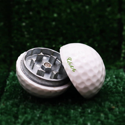 Golf Ball Herb Grinder Stash Container Tee Pipe Set 9588273021230-1