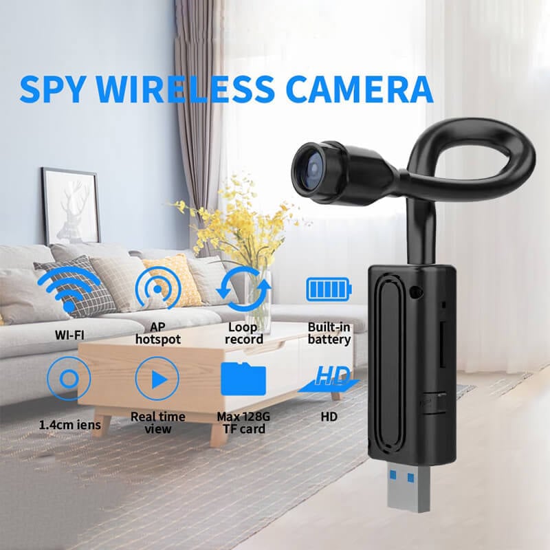Mini Security Camera Wireless App Control Night Vision 1080P 9578433937710-1