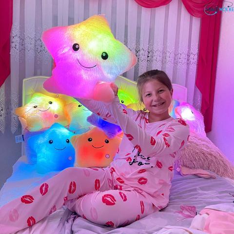 Star Plush Pillow with Soft Light and Cozy Warm Glow 15051800445254-1