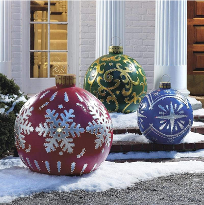Outdoor Christmas PVC inflatable Decorated Ball 8652990284057-1