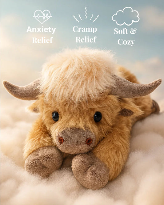 Cute Cartoon Highland Cow Cuddly Toy 12027783414078-1