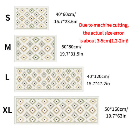 Bohemian Style Geometric Non-Slip Kitchen Mat 14815610372422-1