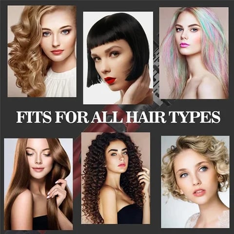 3-In-1 Hot Air Styler And Rotating Hair Dryer For Dry Hair, Curl Hair, Straighten Hair 8525637026094-1