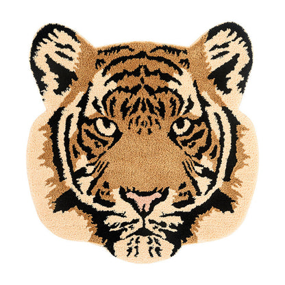 Tiger Head Tufted Rug For Living Room And Kids Bedroom 14815610274118-1