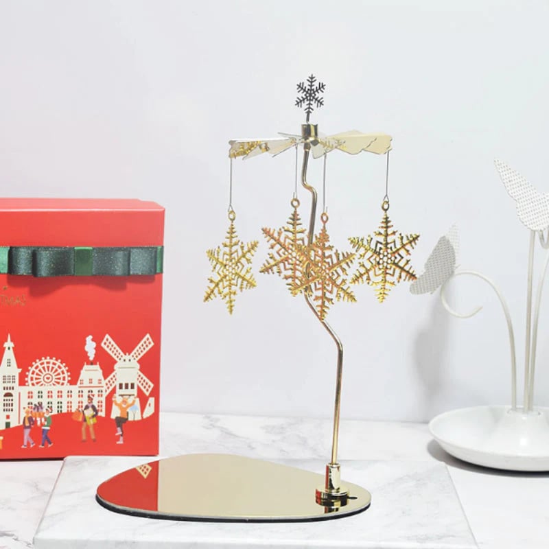 Romantic Thermal Rotating Candle Holder Stainless Steel Home Decoration 9539189113134-1