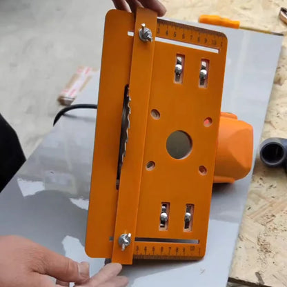 Woodworking Router Base Plate Chamfering Balance Board Hand Tool 8503688364334-1