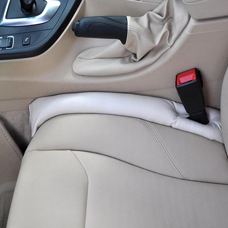 Adjustable Car Seat Gap Filler Organizer Pu Leather Universal 8745865773390-1