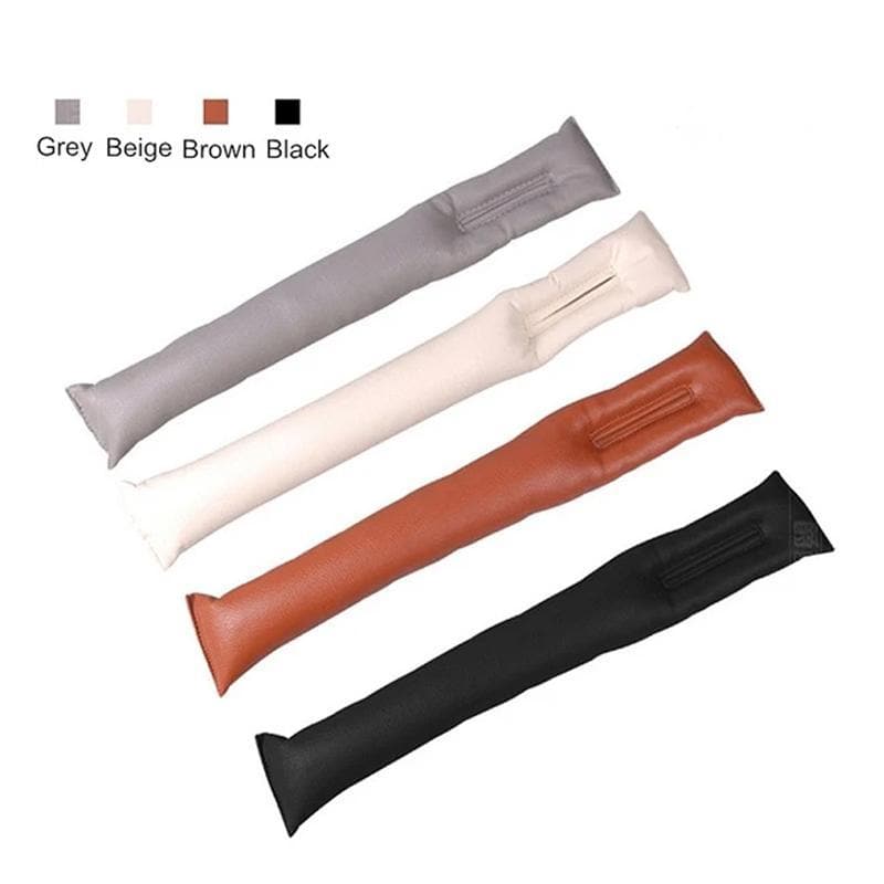 Adjustable Car Seat Gap Filler Organizer Pu Leather Universal 8745865773390-1
