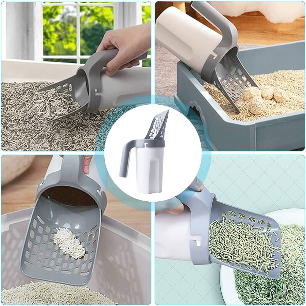 Automatic Cat Litter Cleaning Scoop With Bag System For Hygiene 14957739180358-1