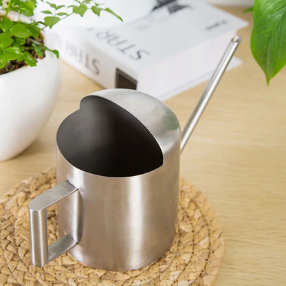 Stainless Steel Watering Can For Indoor & Outdoor Plants – 300Ml Long Spout 14815655690566-1