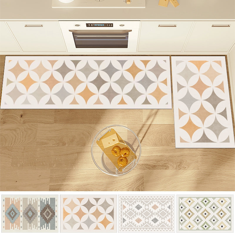 Bohemian Style Geometric Non-Slip Kitchen Mat 14815610372422-1