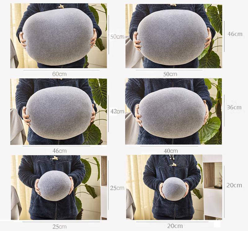 Cobblestone Boulder Throw Pillow Cushion For Sofa Living Room Decoration 7091354599578-1